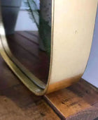 Golden Long Slim Wall Mirror - The Farthing
