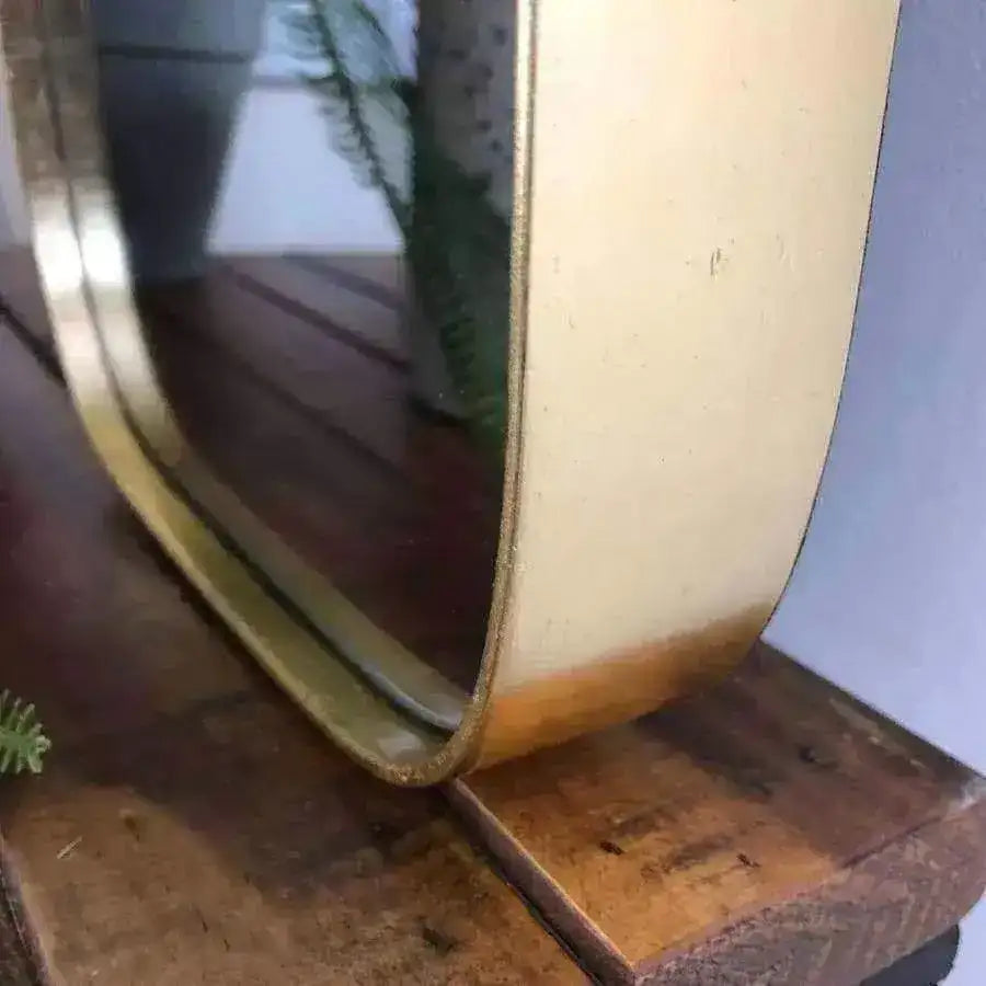 Golden Long Slim Wall Mirror - The Farthing