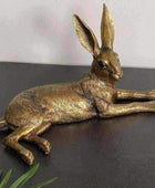 Golden Rustic Hare Ornament - The Farthing