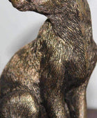 Golden Sitting Hare Ornament - The Farthing