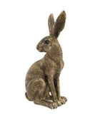 Golden Sitting Hare Ornament - The Farthing