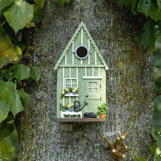 Green Shed Bird Nesting Box - The Farthing