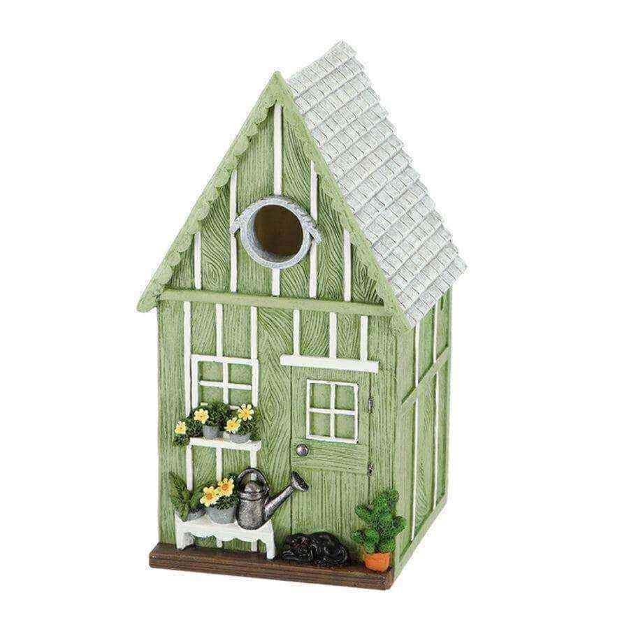 Green Shed Bird Nesting Box - The Farthing