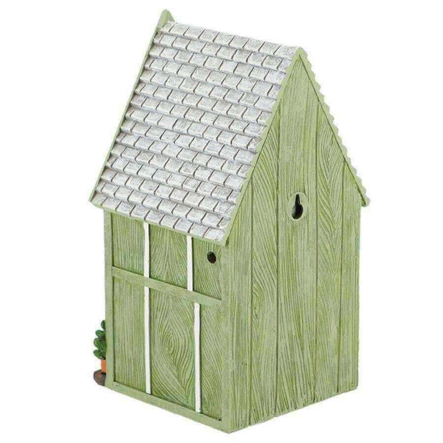 Green Shed Bird Nesting Box - The Farthing