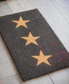 Grey Doormat with 3 Stars - The Farthing