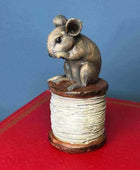Grey Mouse Ornament - The Farthing