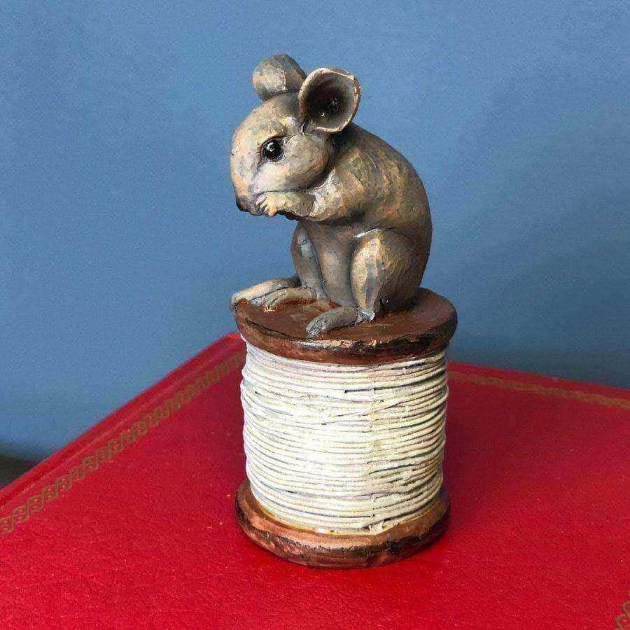 Grey Mouse Ornament - The Farthing