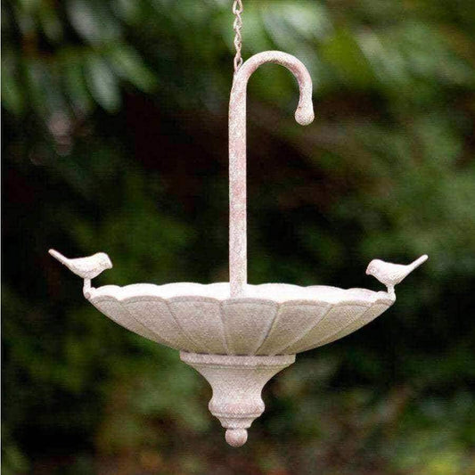 Hanging Metal Brolly Bird Feeder - The Farthing