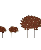 Hedgehog Family Garden Silhouettes - The Farthing