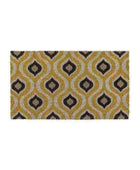 Ikat Styled Coir Doormat - The Farthing