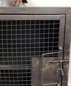 Industrial Black Metal Side Cabinet - The Farthing