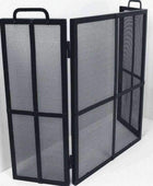 Industrial Iron Fire Screen Surround - The Farthing