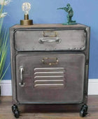 Industrial Locker Style Bedside Cabinet - The Farthing
