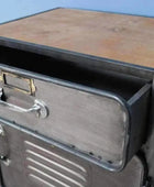 Industrial Locker Style Bedside Cabinet - The Farthing