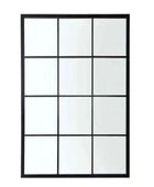 Industrial Metal Frame Outdoor Window Mirror - The Farthing