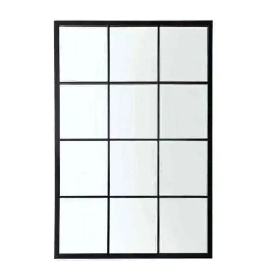 Industrial Metal Frame Outdoor Window Mirror - The Farthing