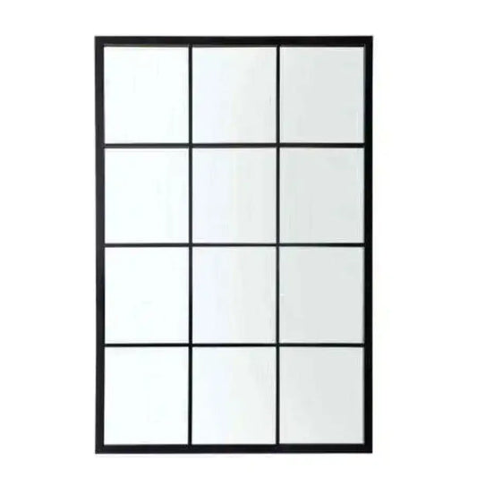 Industrial Metal Frame Outdoor Window Mirror - The Farthing