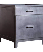 Industrial Metal Pilsdon 2 Drawer Side Cabinet - The Farthing