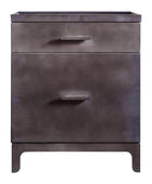 Industrial Metal Pilsdon 2 Drawer Side Cabinet - The Farthing