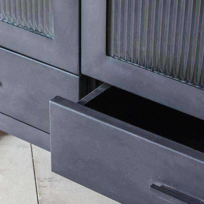 Industrial Metal Pilsdon Display Shelf Unit - The Farthing