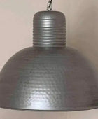 Industrial Metal Spun Metal Pendant Light - The Farthing