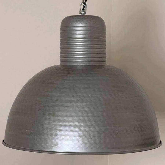 Industrial Metal Spun Metal Pendant Light - The Farthing