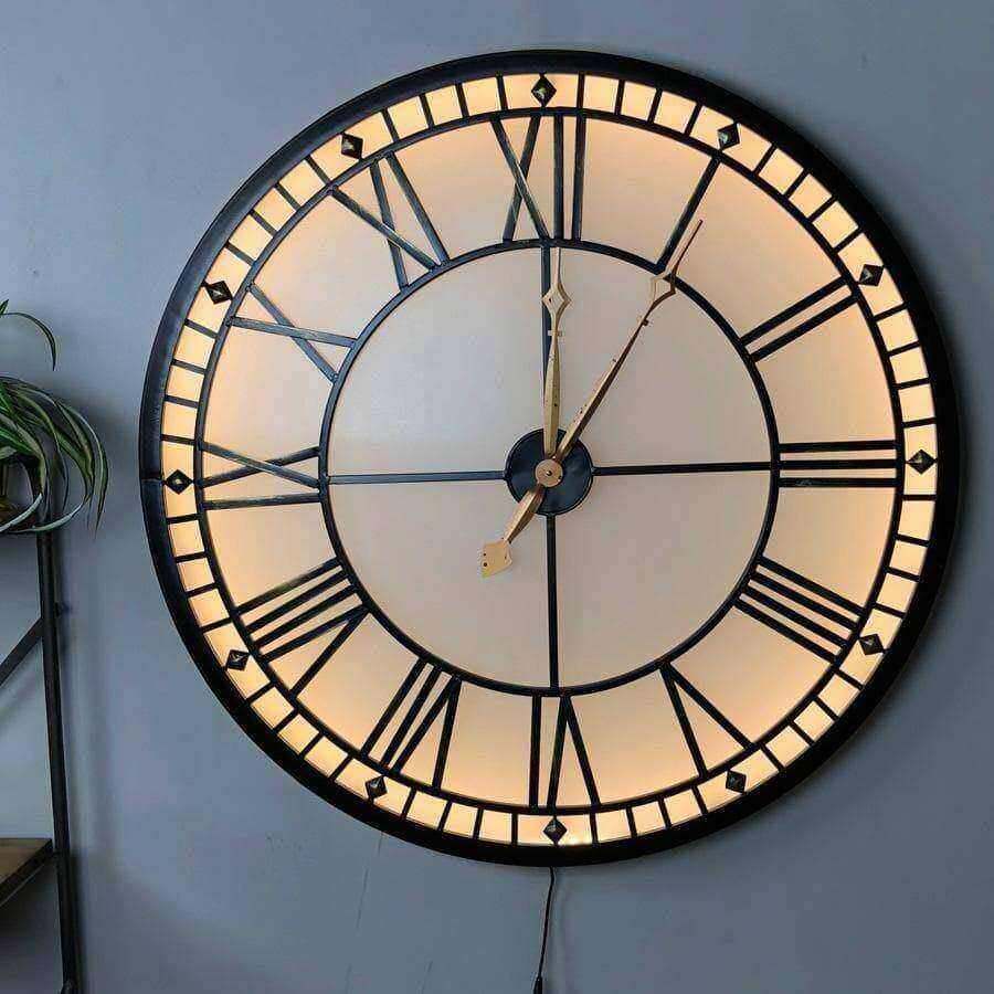 Industrial Oversized Light Up Black - The Farthing