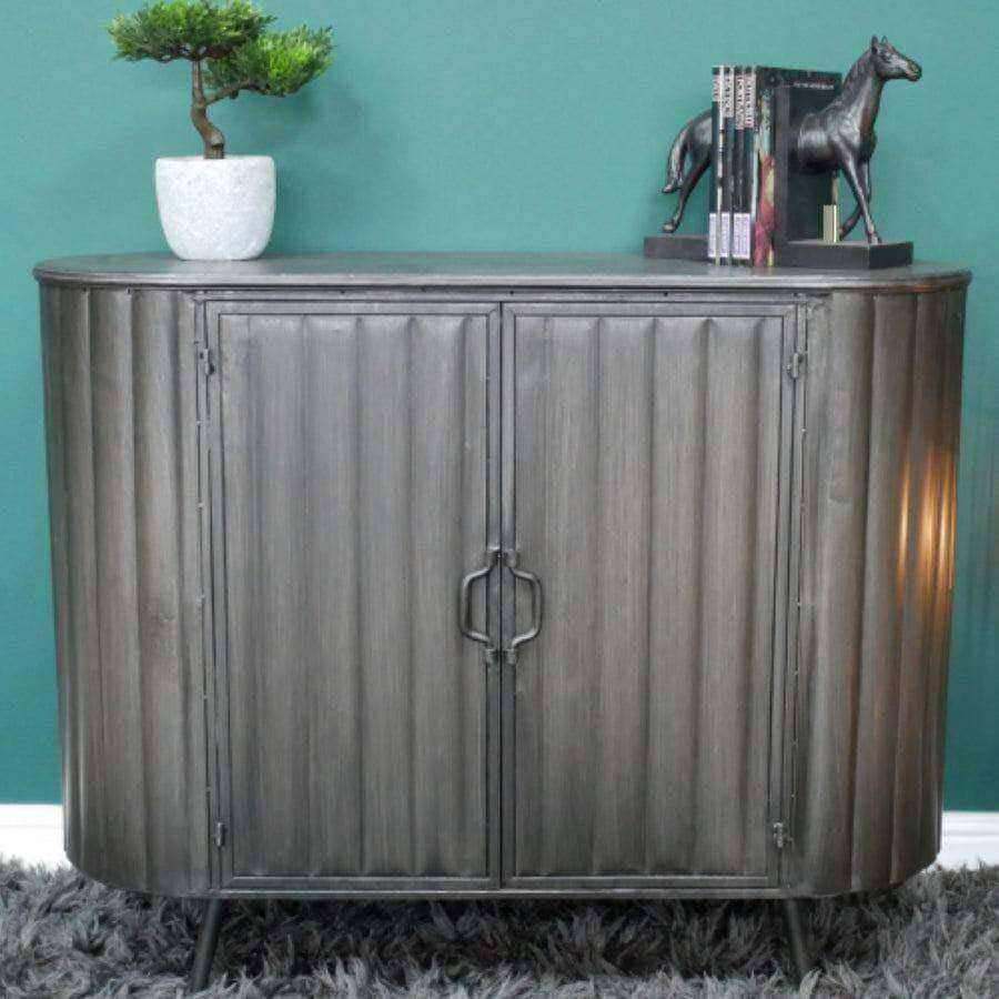 Industrial Rounded Edge Metal Storage Cabinet - The Farthing