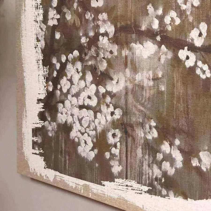 Large Distressed Blossom Canvas - The Farthing