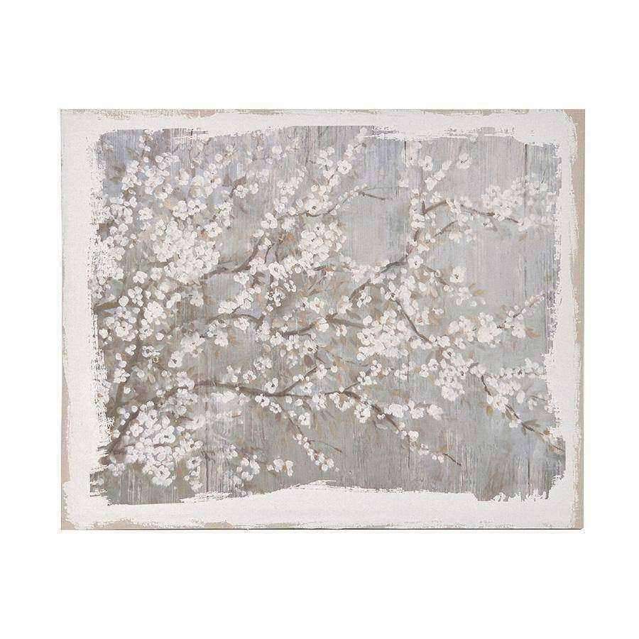 Large Distressed Blossom Canvas - The Farthing