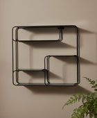 Large Industrial Metal Wall Shelf - The Farthing