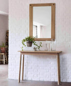 Light Oak Console Table - The Farthing