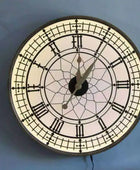 Light Up Led Gold Wall Clock - The Farthing