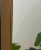 Long Slim Arched Top Gold Wall Mirror - The Farthing
