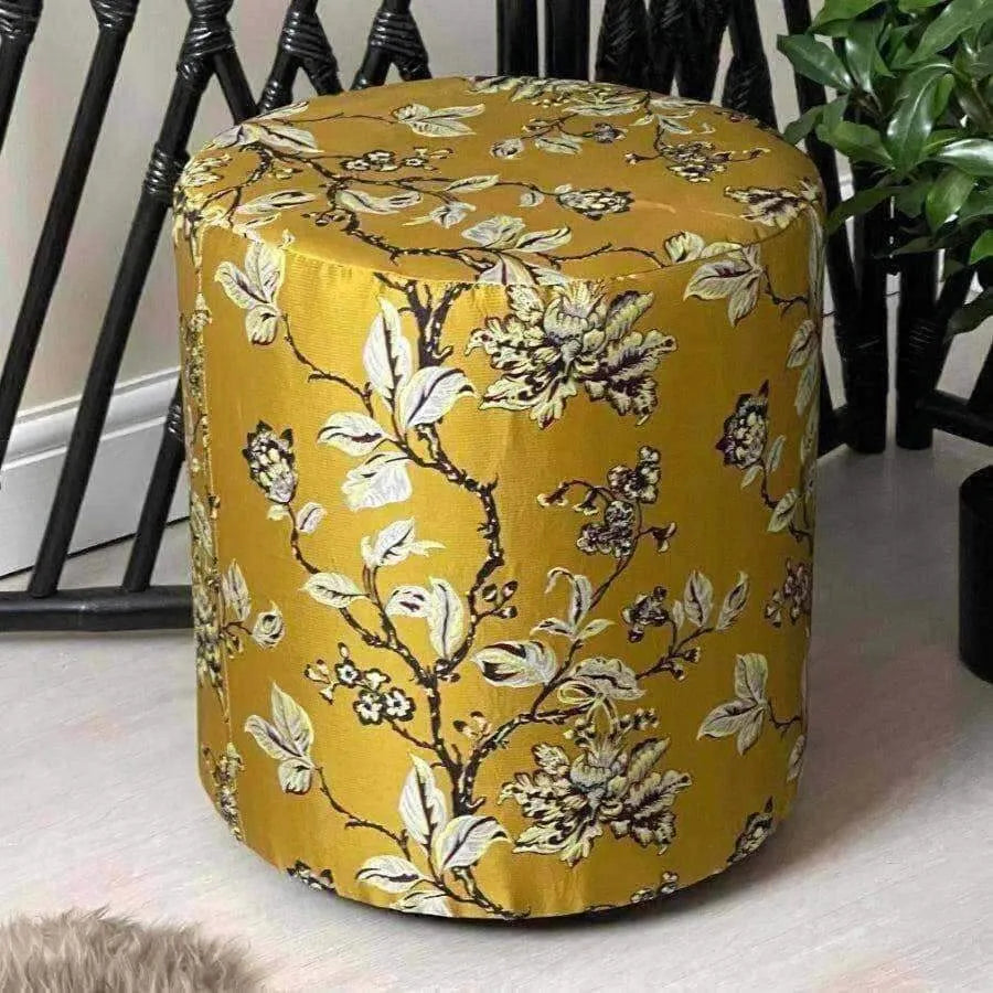 Magnolia Tree Golden Yellow Footstool - The Farthing