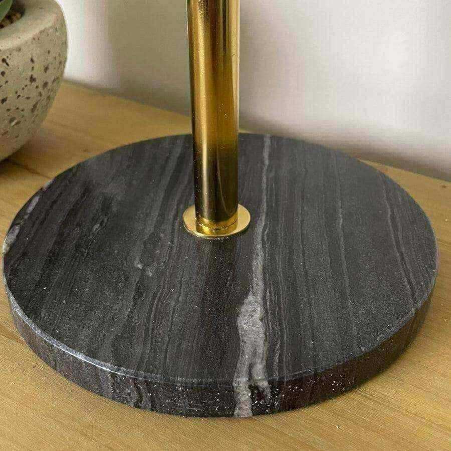 Marble Base Gold Swivel Table Mirror - The Farthing