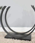 Metal Horseshoe Log Holder - The Farthing
