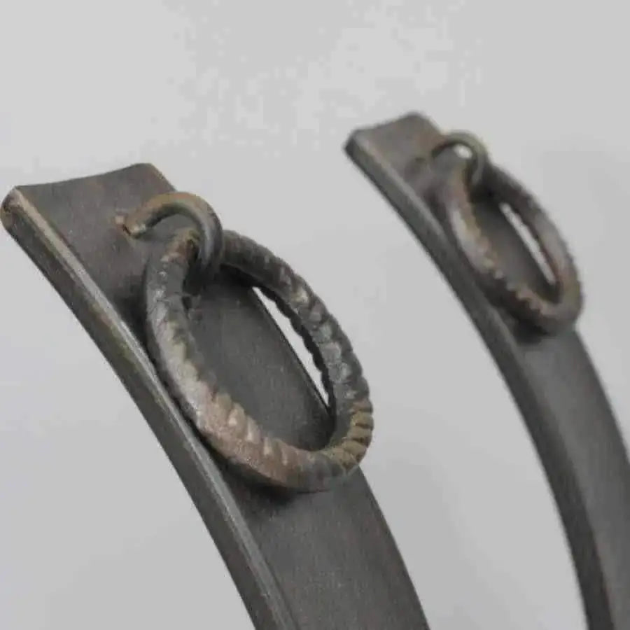 Metal Horseshoe Log Holder - The Farthing