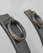 Metal Horseshoe Log Holder - The Farthing