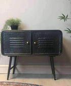 Metal Locker Low Cabinet - The Farthing