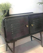 Metal Locker Low Cabinet - The Farthing