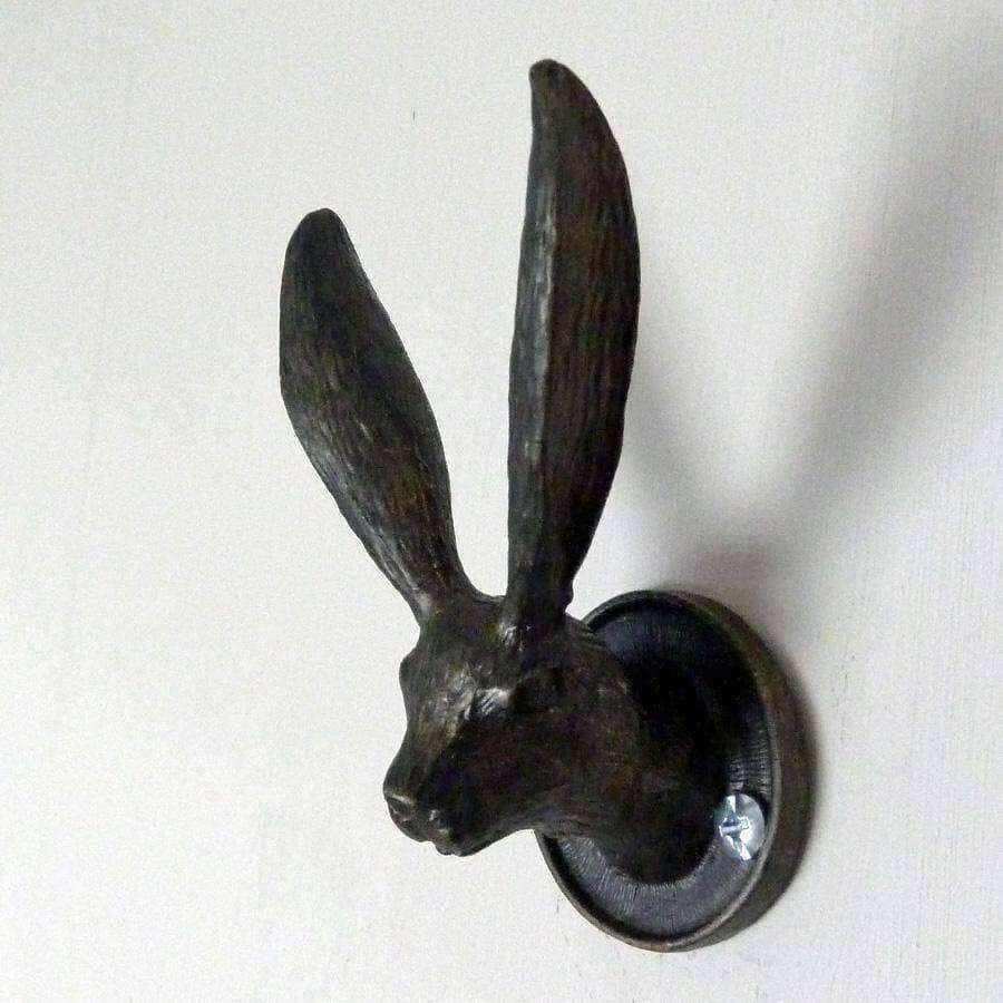 Metal Rabbit Door Hook - The Farthing