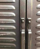 Metal Slatted Side Cabinet - The Farthing