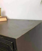 Metal Slatted Side Cabinet - The Farthing