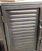 Metal Slatted Side Cabinet - The Farthing