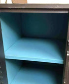 Metal Slatted Side Cabinet - The Farthing