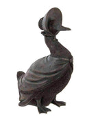 Mrs Duck Garden Ornament - Verdigris Finish - The Farthing