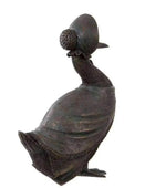 Mrs Duck Garden Ornament - Verdigris Finish - The Farthing