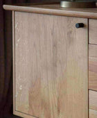 Oak Lipped Top 2 Door 3 Drawer Sideboard - The Farthing