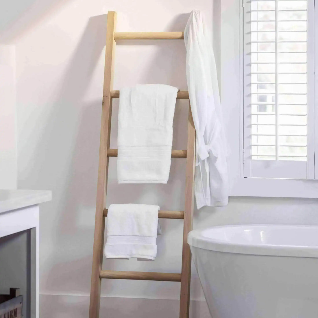 Oak Towel Ladder